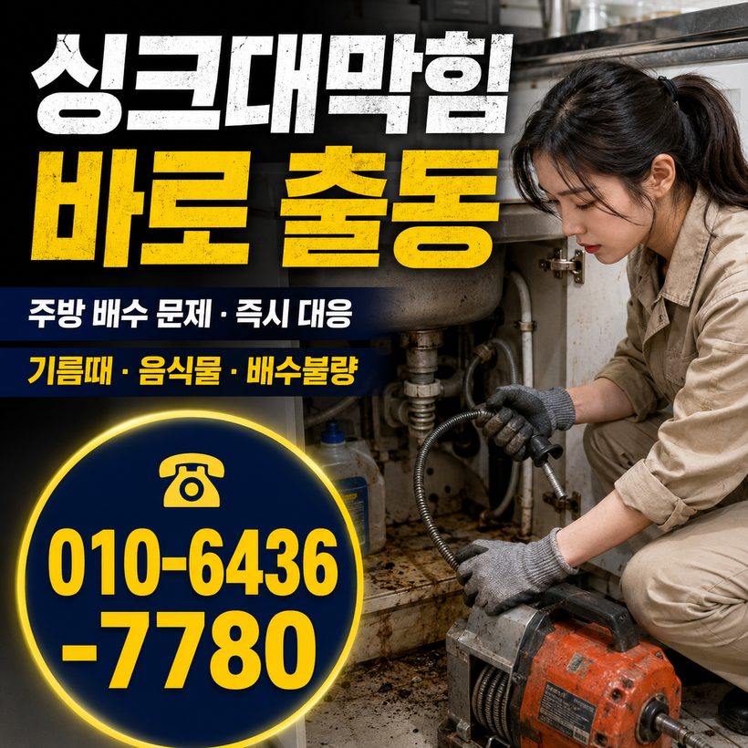 수민동 하수구막힘 빠른출동 2